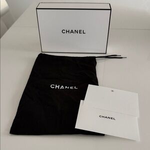 CHANEL Box and Dusty Bag Set
